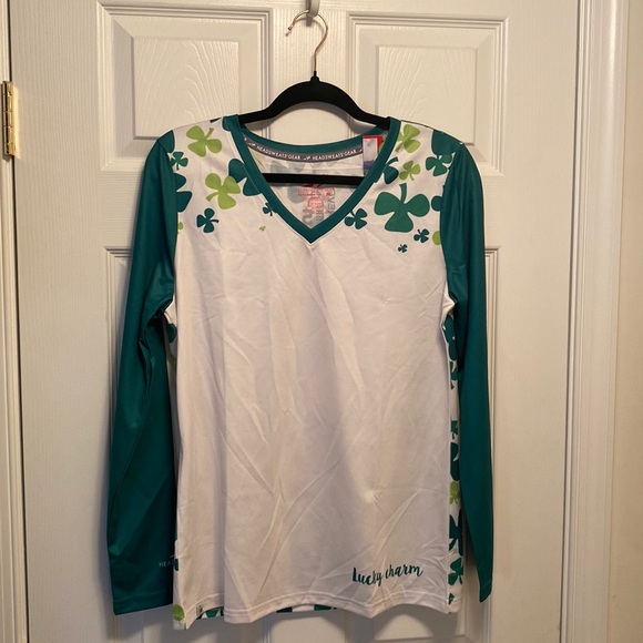 Brand New Headsweats Gear Green/White Performance Tee…size M - Picture 1 of 5